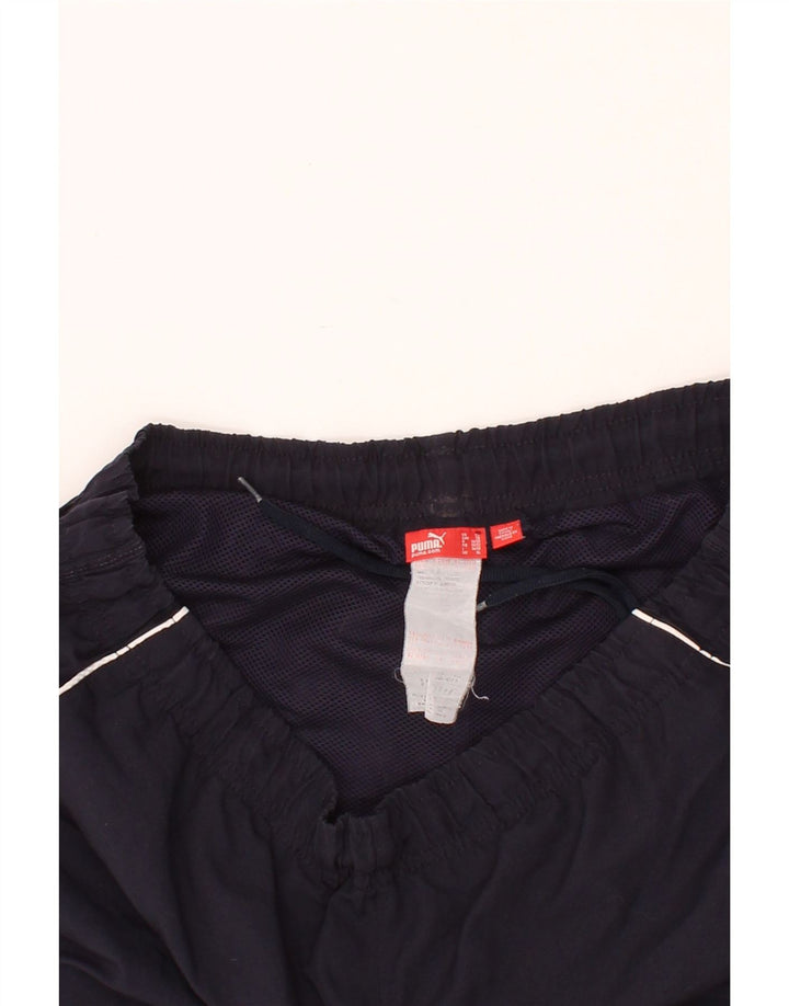 PUMA Mens Sport Shorts XL Navy Blue Polyester Vintage Puma and Second-Hand Puma from Messina Hembry 