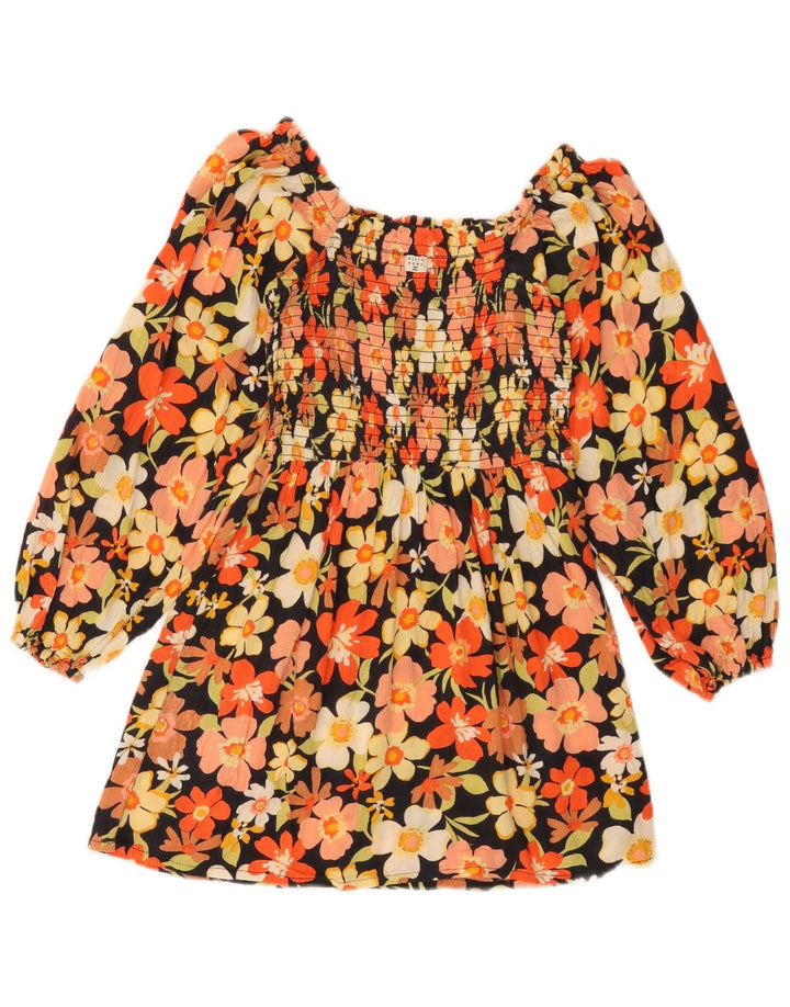 Billabong Womens Off Shoulder Top UK 12 Medium Multicoloured Floral