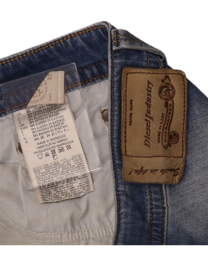 Diesel Mens Slim Jeans W31 L32 Blue Cotton