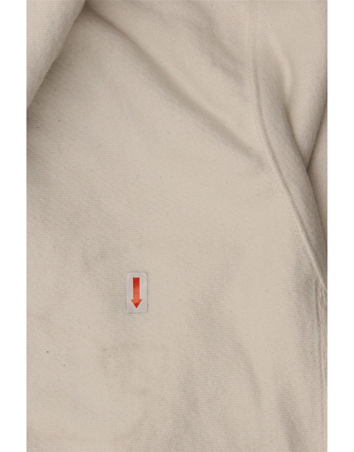 CHAMPION Mens Graphic Hoodie Jumper Medium White Cotton Vintage Champion and Second-Hand Champion from Messina Hembry 