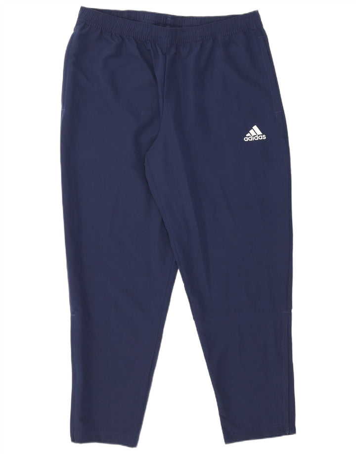 Adidas Mens Aeroready Tracksuit Trousers XL  Navy Blue Polyester