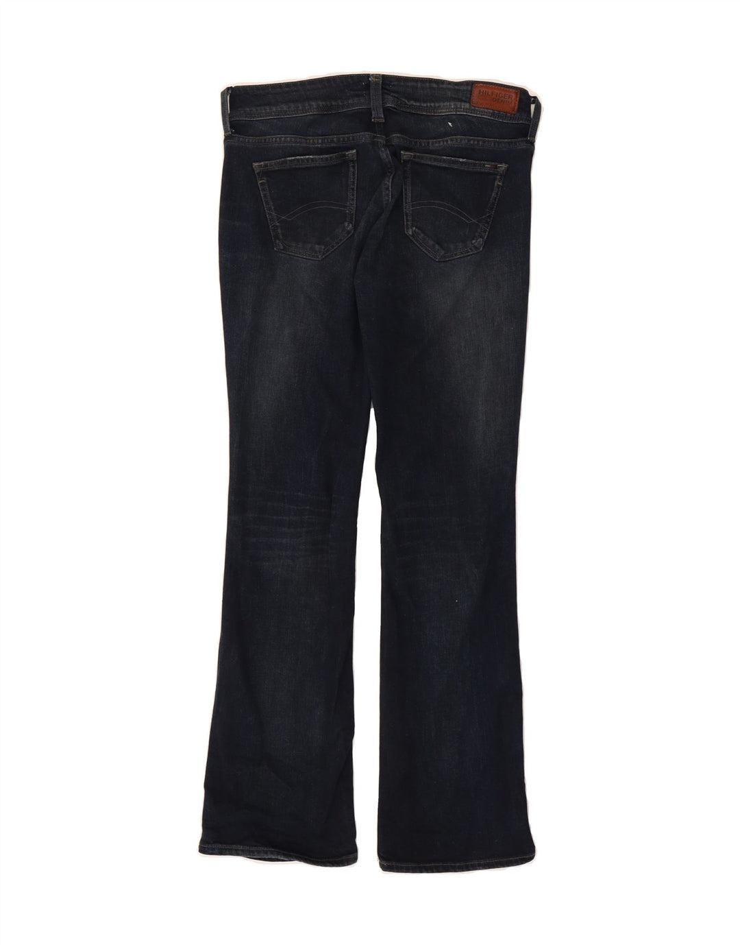 TOMMY HILFIGER Womens Bootcut Jeans W30 L32 Navy Blue Cotton Vintage Tommy Hilfiger and Second-Hand Tommy Hilfiger from Messina Hembry 