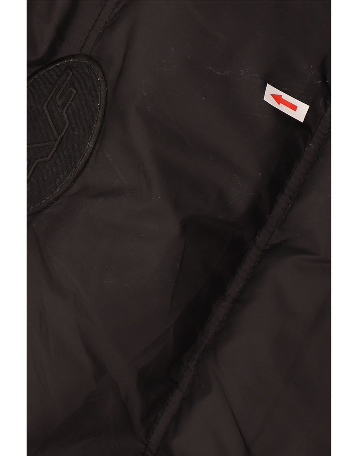 Scotch & Soda Mens Hooded Padded Jacket UK 38 Medium Black Nylon