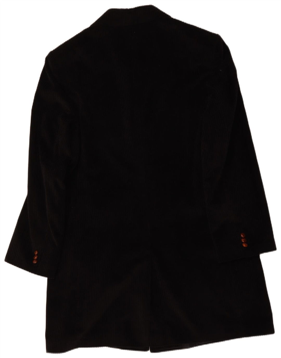 Velluto Duca Visconti Mens Corduroy Overcoat IT 58 4XL Black