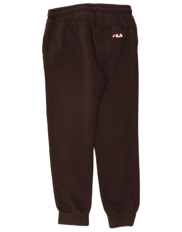 FILA Boys Tracksuit Trousers Joggers 11-12 Years  Black