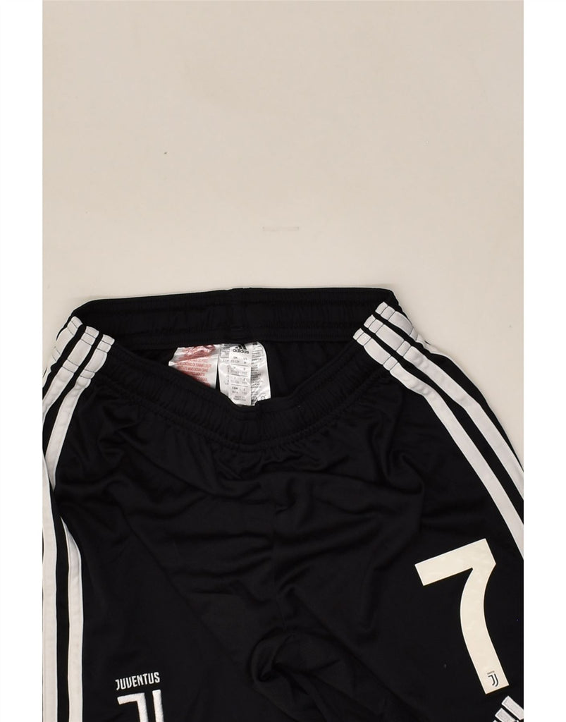 ADIDAS Boys Graphic Sport Shorts 11-12 Years Black Polyester | Vintage Adidas | Thrift | Second-Hand Adidas | Used Clothing | Messina Hembry 