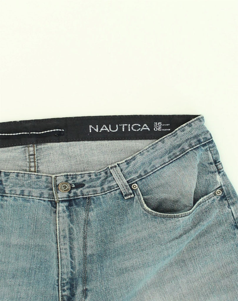 NAUTICA Mens Straight Jeans W36 L30 Blue Cotton | Vintage Nautica | Thrift | Second-Hand Nautica | Used Clothing | Messina Hembry 