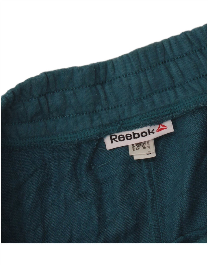 REEBOK Womens Sport Shorts UK 14 Medium  Blue