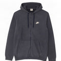 Nike Mens Zip Hoodie Sweater Medium Navy Blue Cotton
