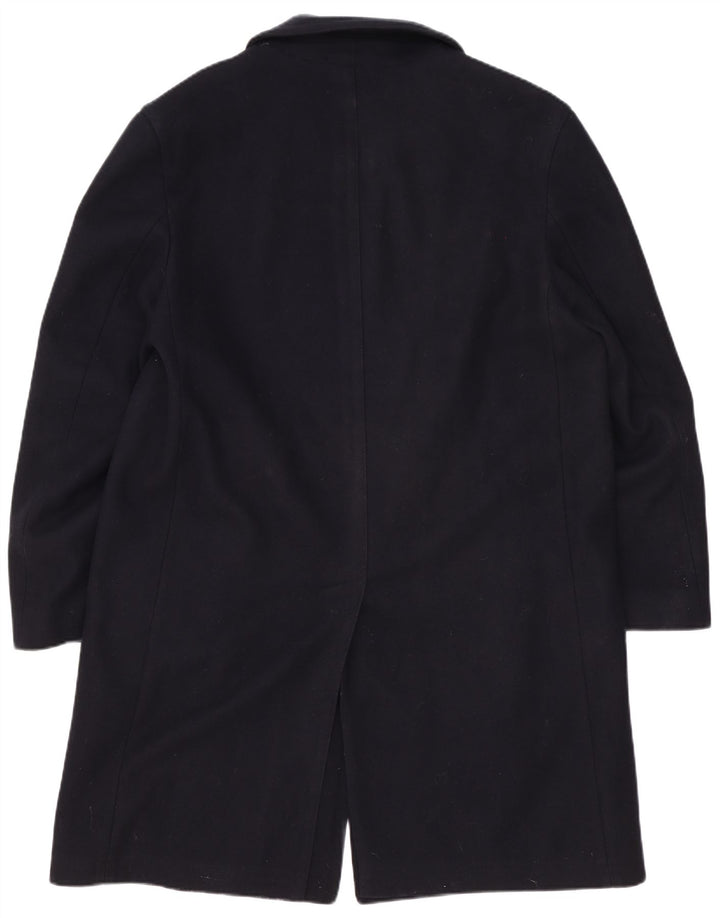 Lord Mens Overcoat UK 40 Large Navy Blue Virgin Wool