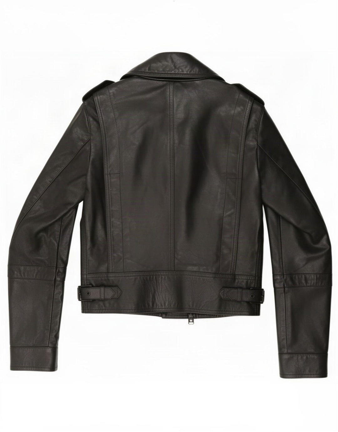 Belstaff Womens Leather Biker Jacket IT 38 XS Black