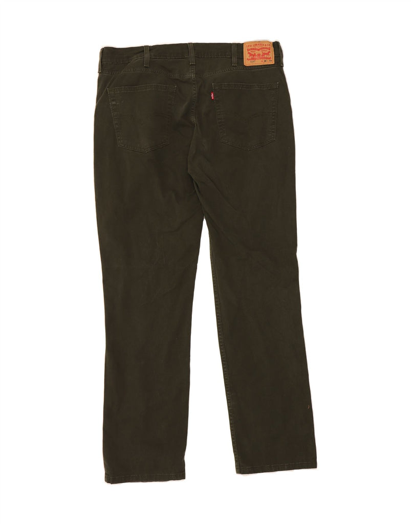 LEVI'S Mens 514 Straight Jeans W38 L34 Green Cotton Vintage Levi's and Second-Hand Levi's from Messina Hembry 