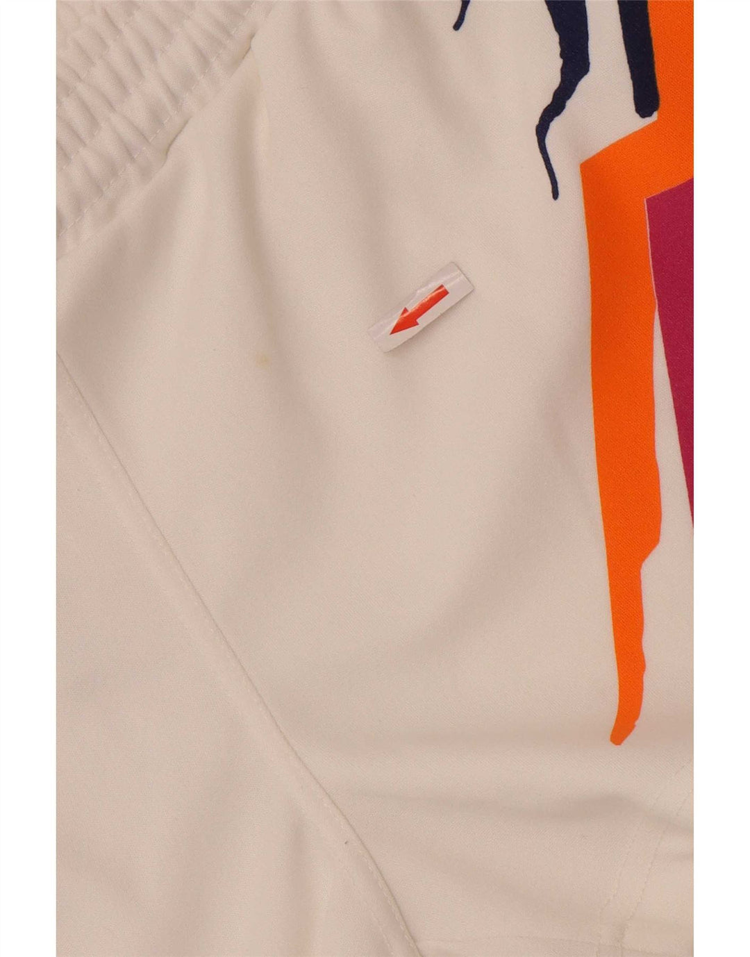 Lotto Womens Sport Shorts UK 12 Medium White Geometric
