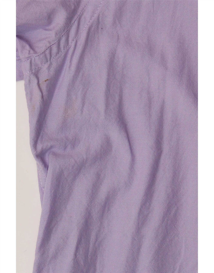 Tommy Hilfiger Mens Classic Fit Shirt Medium Purple Cotton