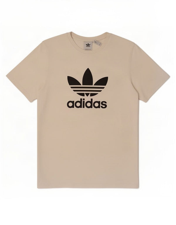 Adidas Mens Graphic T-Shirt Top Large White Cotton