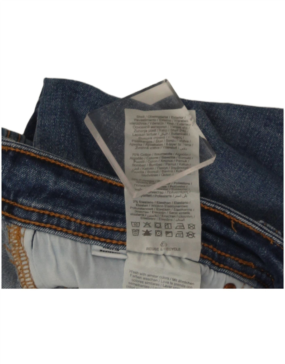 Jack & Jones Mens GLENN Slim Jeans W31 L32 Blue Cotton