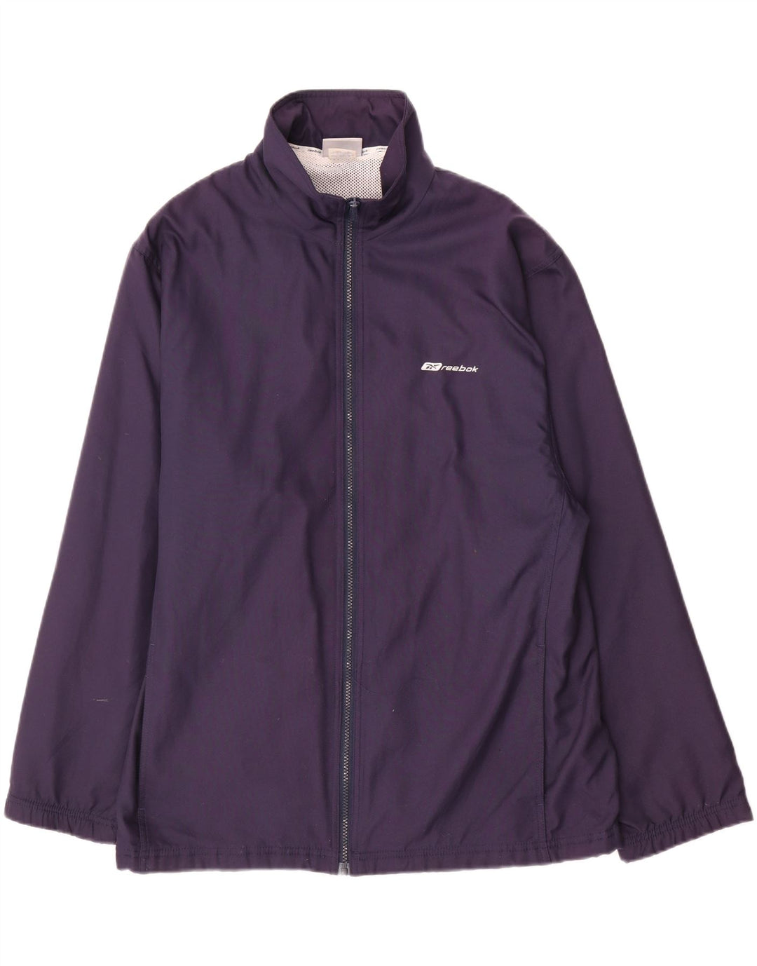 Reebok Mens Rain Jacket UK 38 Medium Navy Blue Polyester
