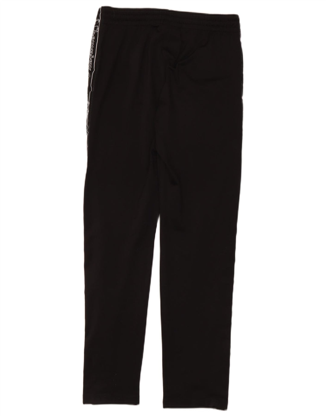 Champion Mens Graphic Tracksuit Trousers Small Black Polyester