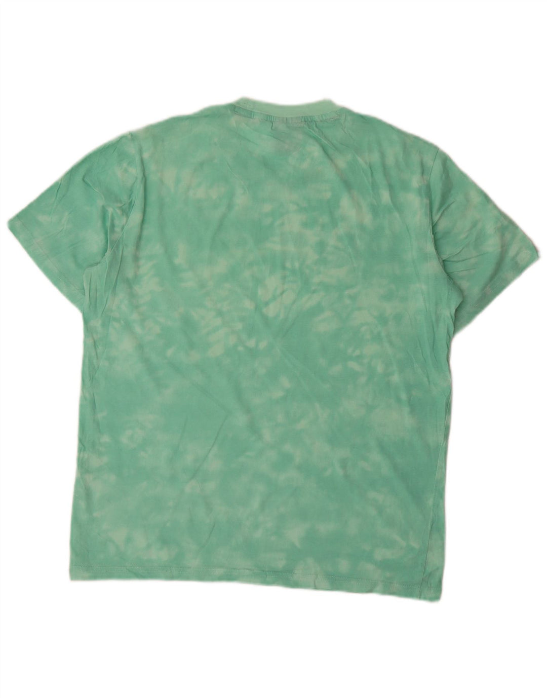 Champion Mens Graphic T-Shirt Top Small Green Tie Dye