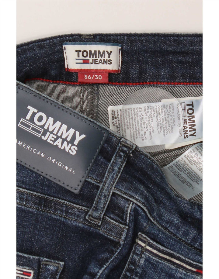 Tommy Hilfiger Mens Slim Jeans W36 L30 Blue Cotton