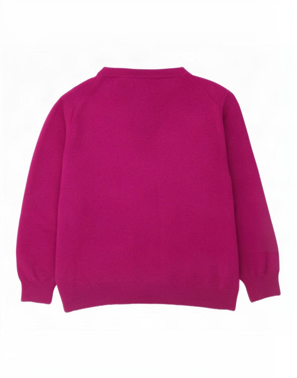 Gant Womens Boat Neck Jumper Sweater UK 20 2XL Purple Lambswool