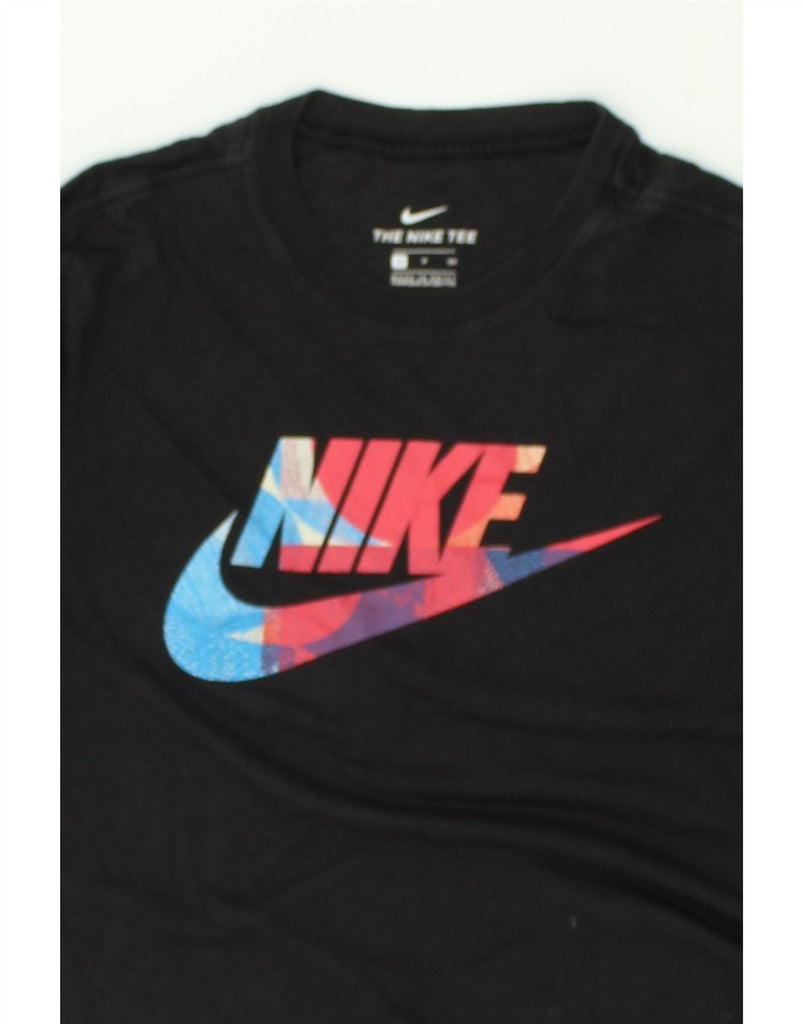 NIKE Mens Graphic T-Shirt Top Small Black Cotton | Vintage Nike | Thrift | Second-Hand Nike | Used Clothing | Messina Hembry 