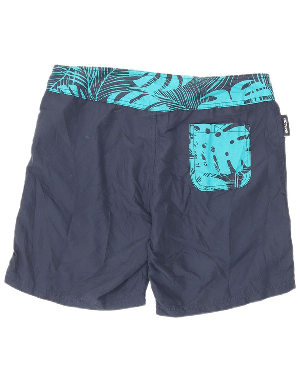 Mountain Warehouse Womens Swimming Shorts UK 12 Medium Navy Blue Floral