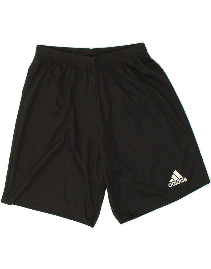 ADIDAS Mens Sport Shorts Small Black Polyester | Vintage Adidas | Thrift | Second-Hand Adidas | Used Clothing | Messina Hembry 