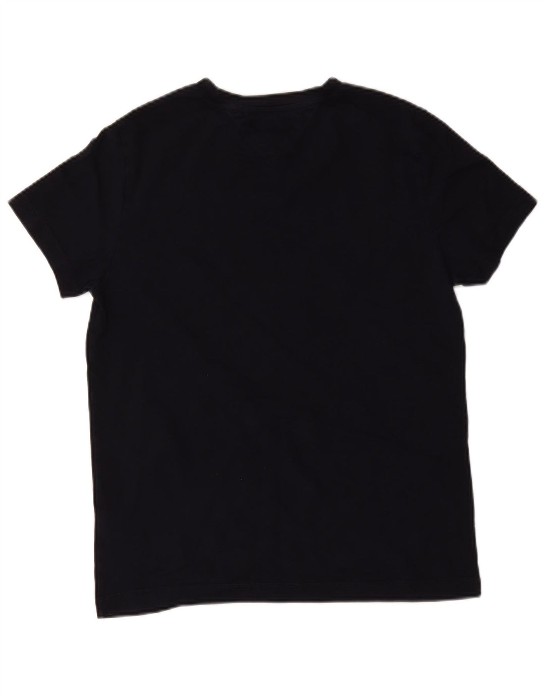 Tommy Hilfiger Mens T-Shirt Top Medium Navy Blue Striped Cotton