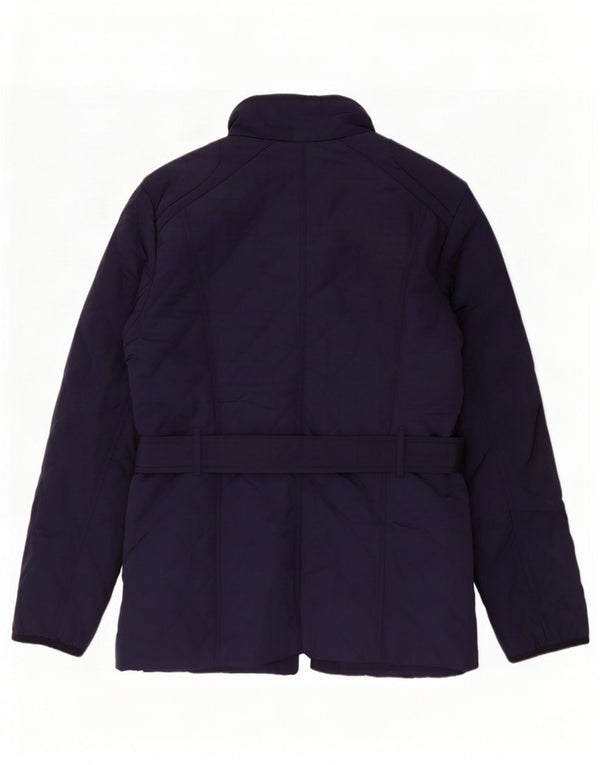 Gap Womens Quilted Utility Jacket UK 18 XL Navy Blue Polyester