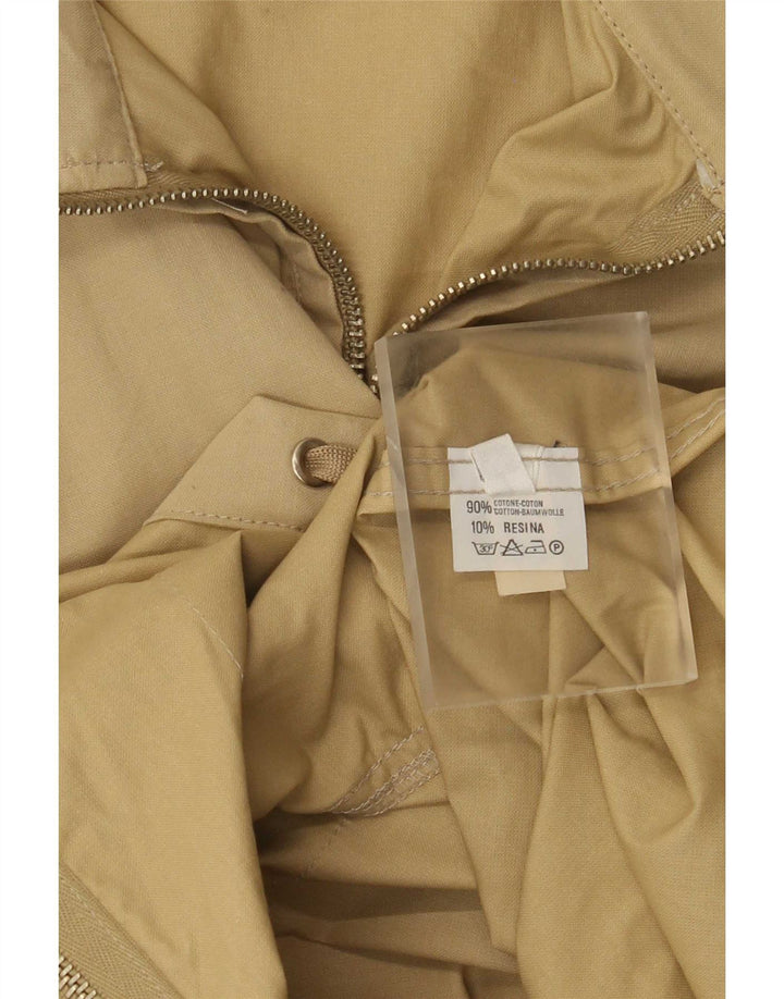 Casucci Mens Utility Jacket UK 38 Medium Beige Cotton