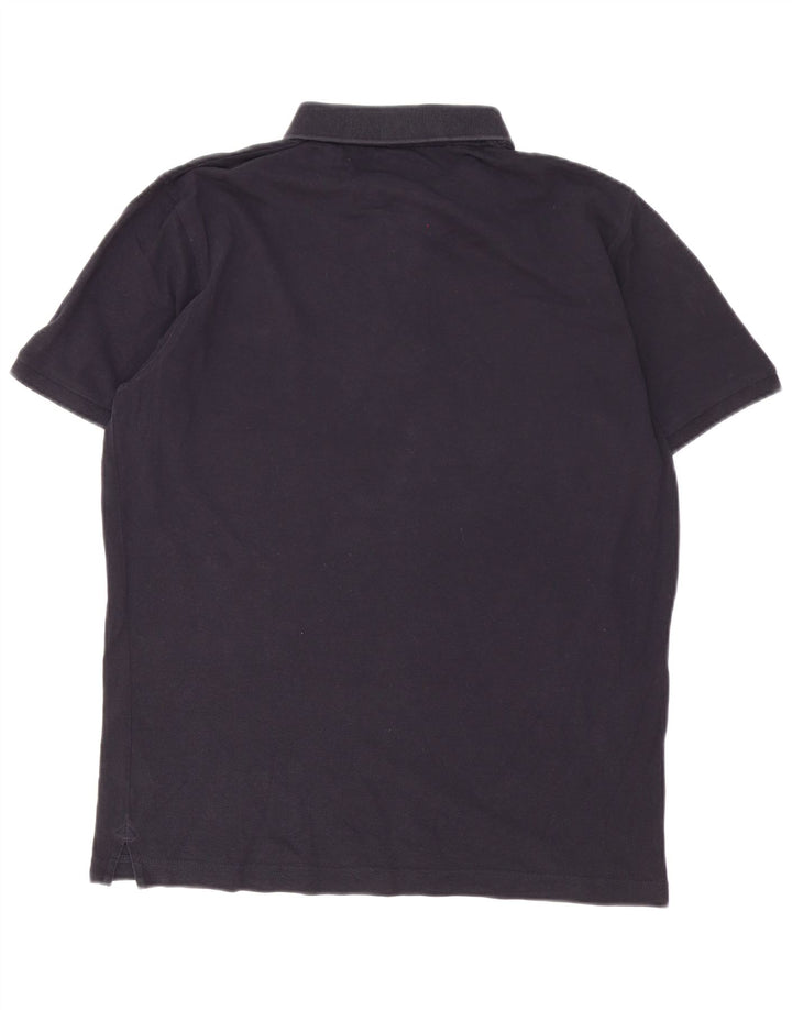 Gant Mens Polo Shirt Large Black Cotton