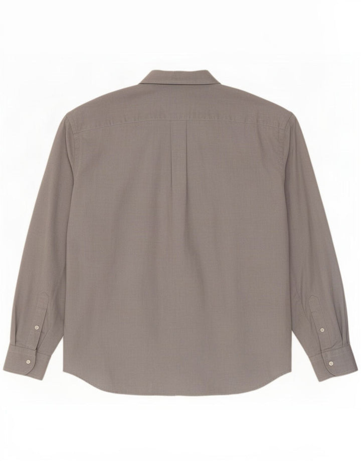 Navigare Mens Shirt Large Grey Cotton