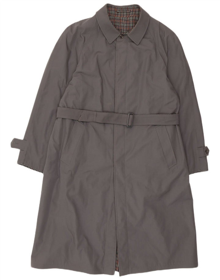 Blue Devil Mens Reversible Overcoat UK 38 Medium Grey