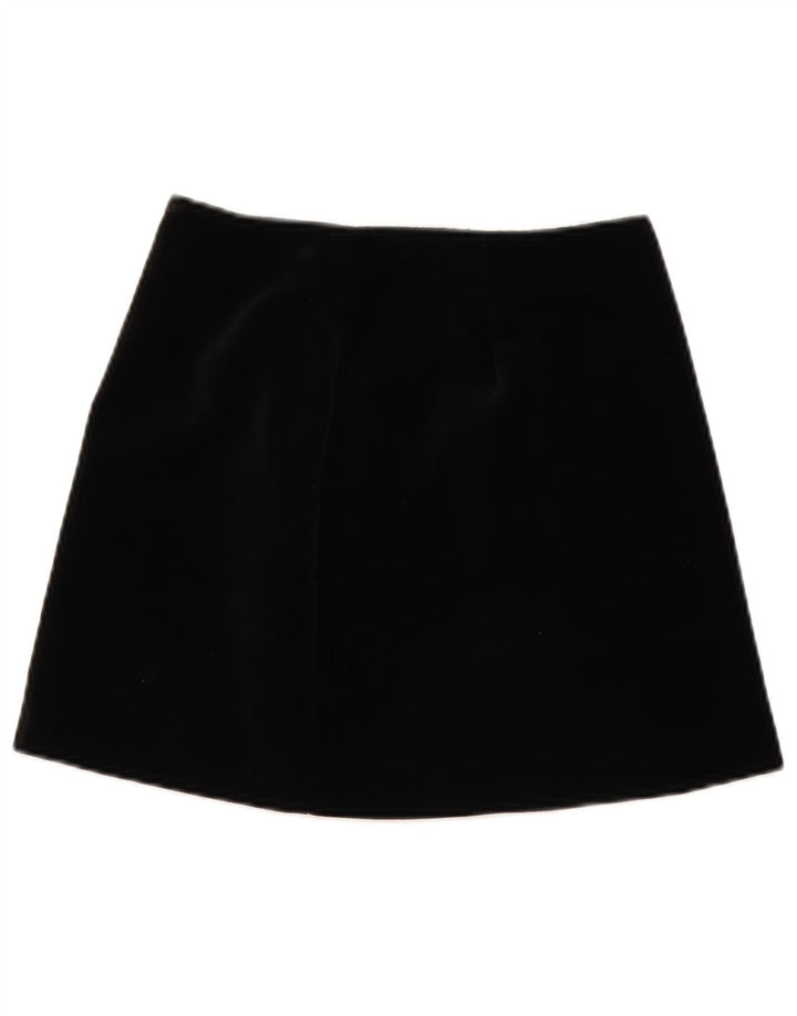 Moda Dossier Womens Mini Corduroy Skirt IT 42 Medium W28 Black