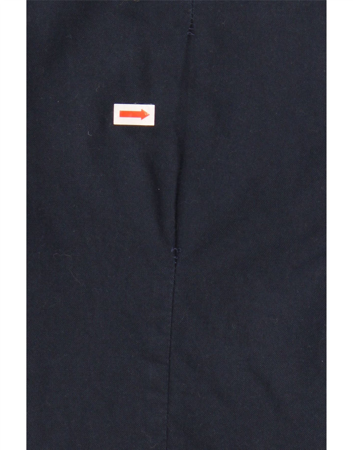 REISS Mens Slim Fit Shirt Small Navy Blue Cotton