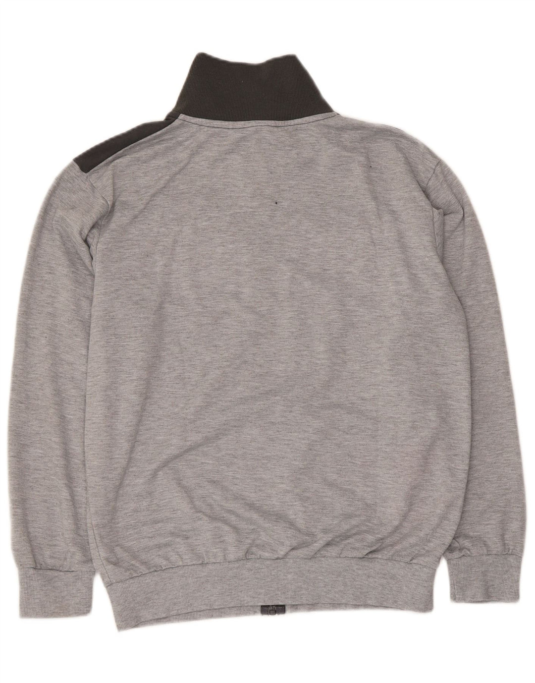 Kappa Mens Tracksuit Top Jacket Medium Grey Colourblock Polyester