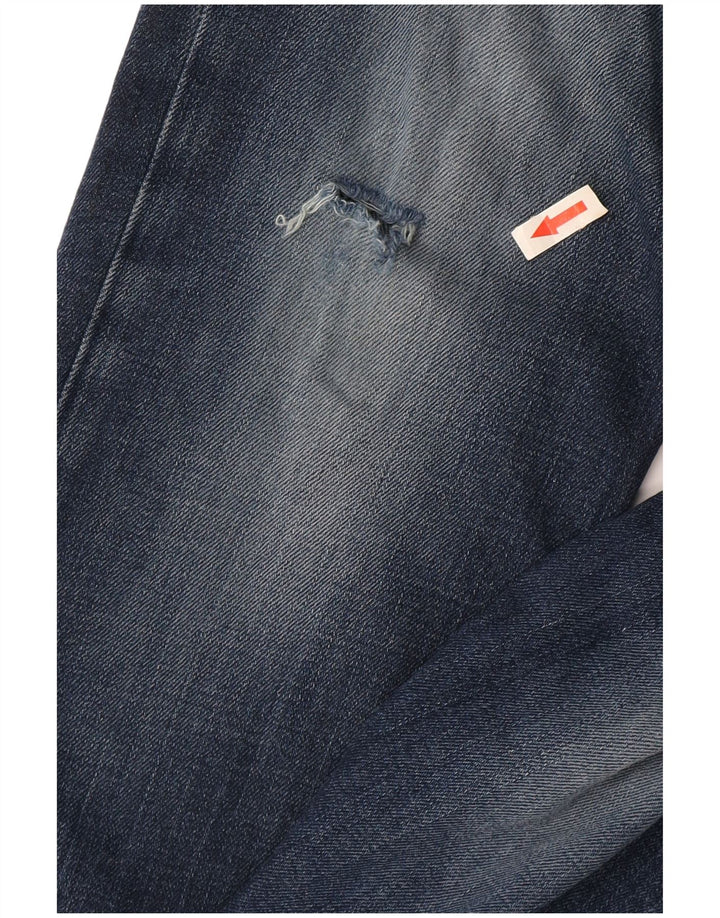 Levi's Mens Distressed Skinny Jeans W32 L34 Blue