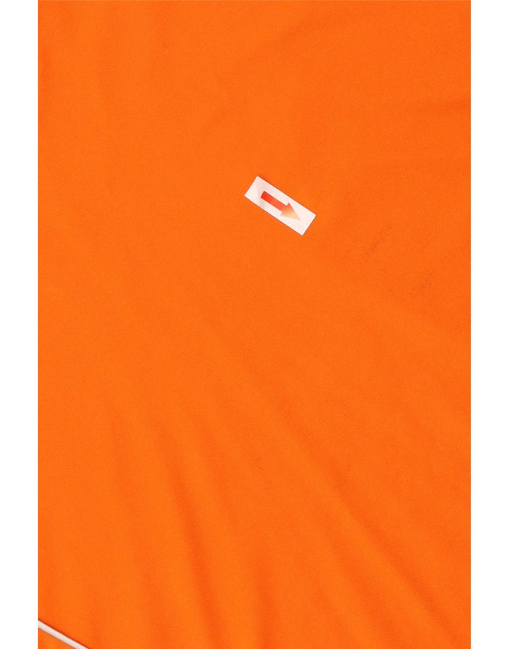 Adidas Mens Climalite T-Shirt Top Large Orange Polyester