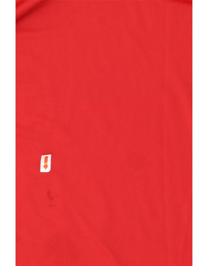 ADIDAS Mens Polo Shirt 2XL Red Polyester