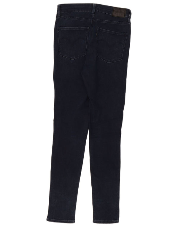 Levi's Womens 721 High Rise Skinny Jeans W29 L30 Navy Blue Cotton