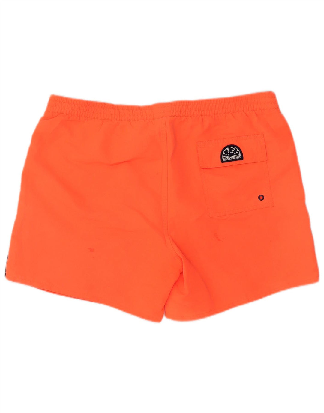 SUNDEK Mens Graphic Swimming Shorts XL Orange Polyester