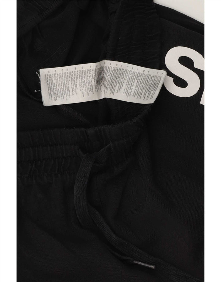 Adidas Mens Graphic Sport Shorts Medium Black Cotton