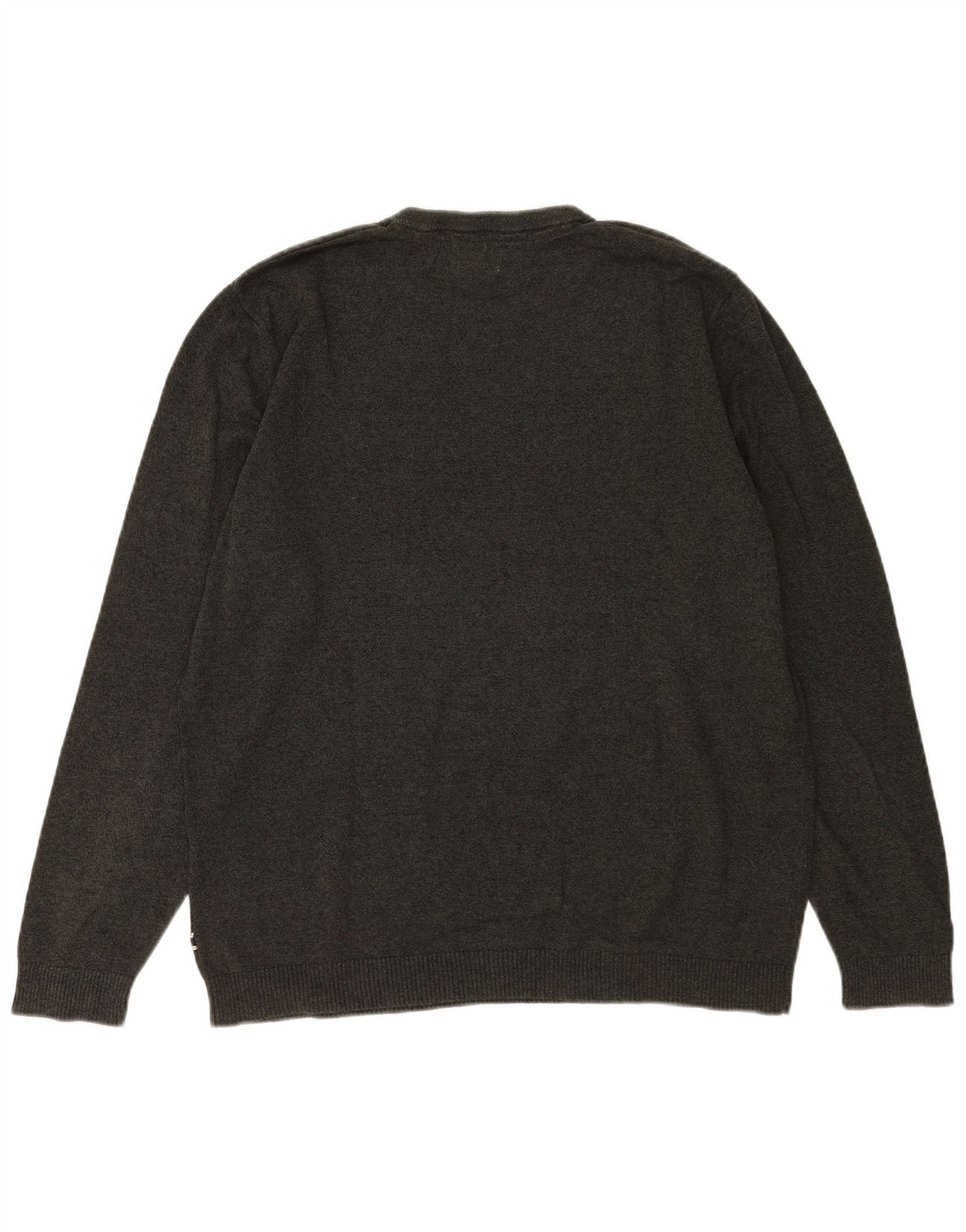Jack & Jones Mens Crew Neck Jumper Sweater 2XL Grey Cotton