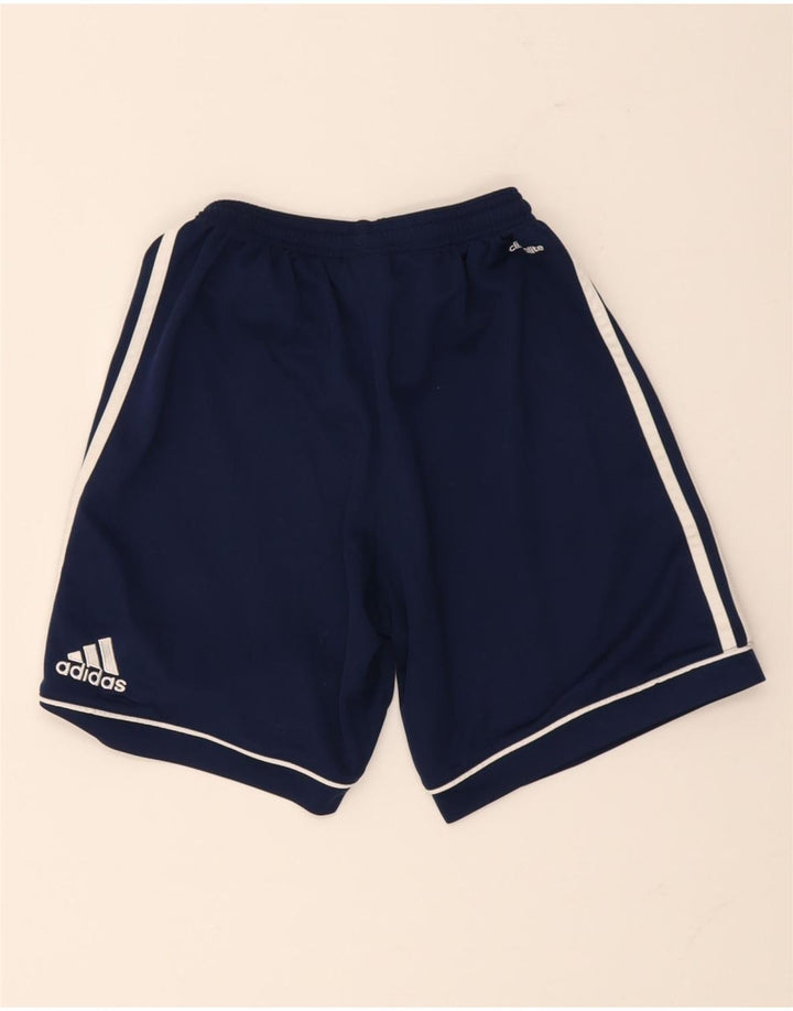 Adidas Boys Climalite Sport Shorts 13-14 Years  Navy Blue Polyester