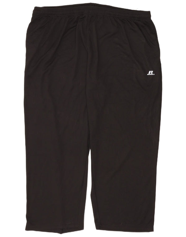 RUSSELL ATHLETIC Mens Dri-Power Tracksuit Trousers 5XL  Black