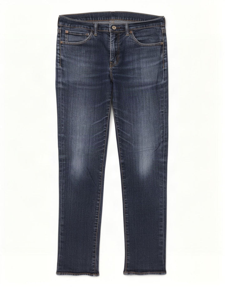 Levi's Mens 511 Slim Jeans W34 L32 Blue Cotton