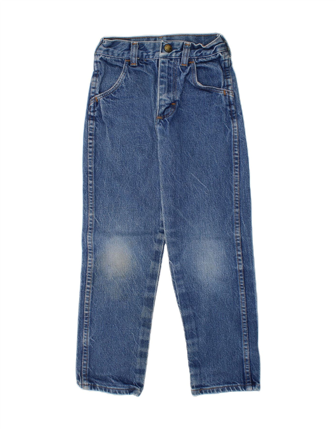 VINTAGE Boys Slim Jeans 7-8 Years W20 L21  Blue Cotton Vintage Vintage and Second-Hand Vintage from Messina Hembry 