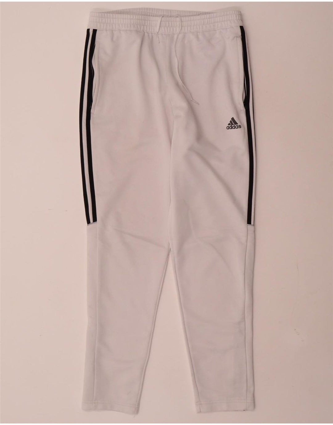 Adidas Mens Aeroready Tracksuit Trousers Medium  White Polyester