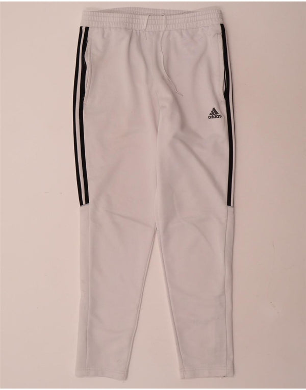 Adidas Mens Aeroready Tracksuit Trousers Medium  White Polyester